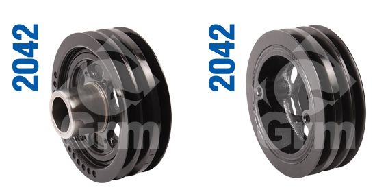 2042 CRANKSHAFT PULLEY / 