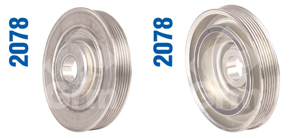 2078 CRANKSHAFT PULLEY / 