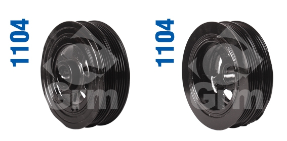 1104 CRANKSHAFT PULLEY / 