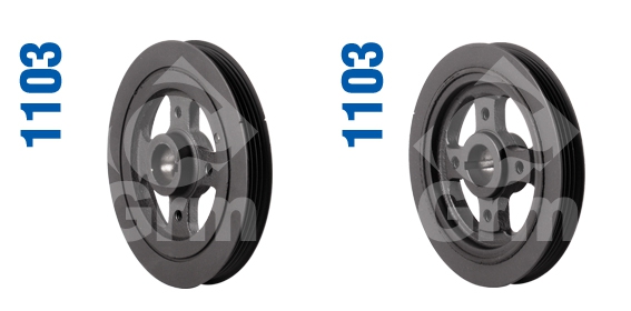 1103 CRANKSHAFT PULLEY / 